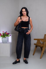 DVOJVRSTVOVÝ CROP TOP “THEA” - TIELKO S VÝSTRIHOM