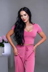 DVOJVRSTVOVÝ CROP TOP “THEA” - VEĽKÝ VÝSTRIH