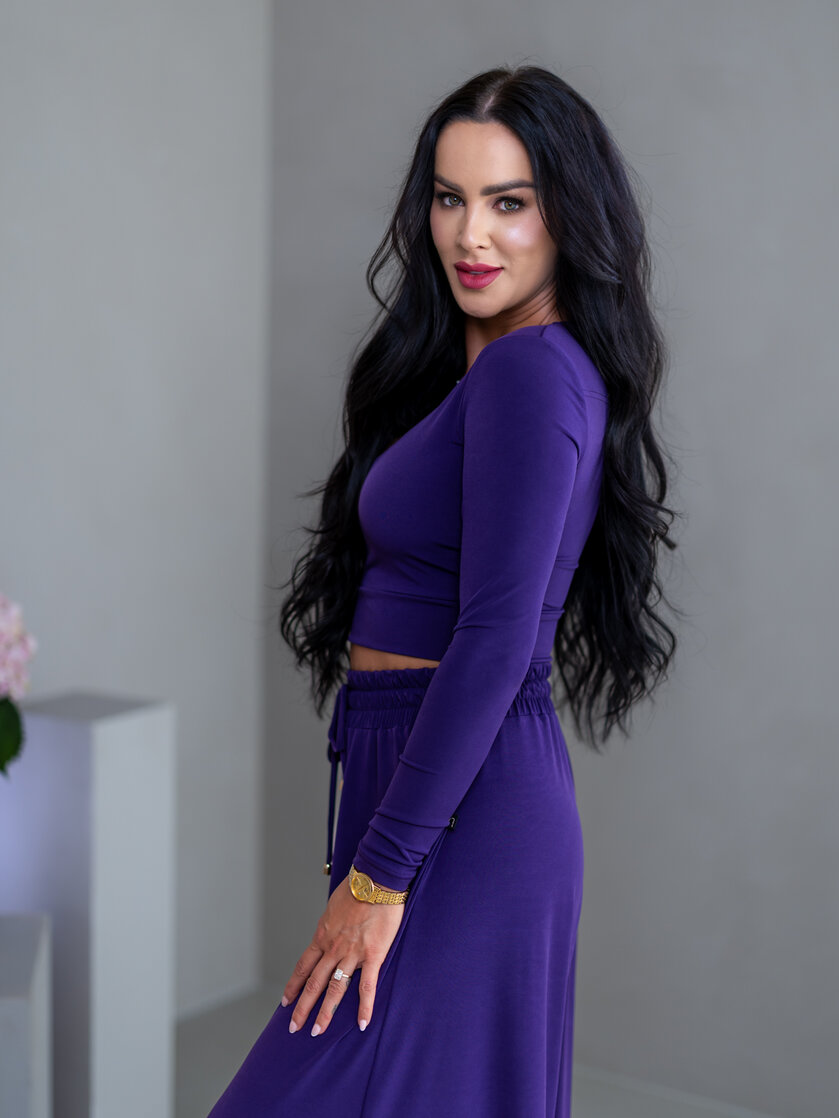 DVOJVRSTVOVÝ CROP TOP “THEA” - VEĽKÝ VÝSTRIH