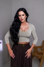 DVOJVRSTVOVÝ CROP TOP “THEA” - VEĽKÝ VÝSTRIH