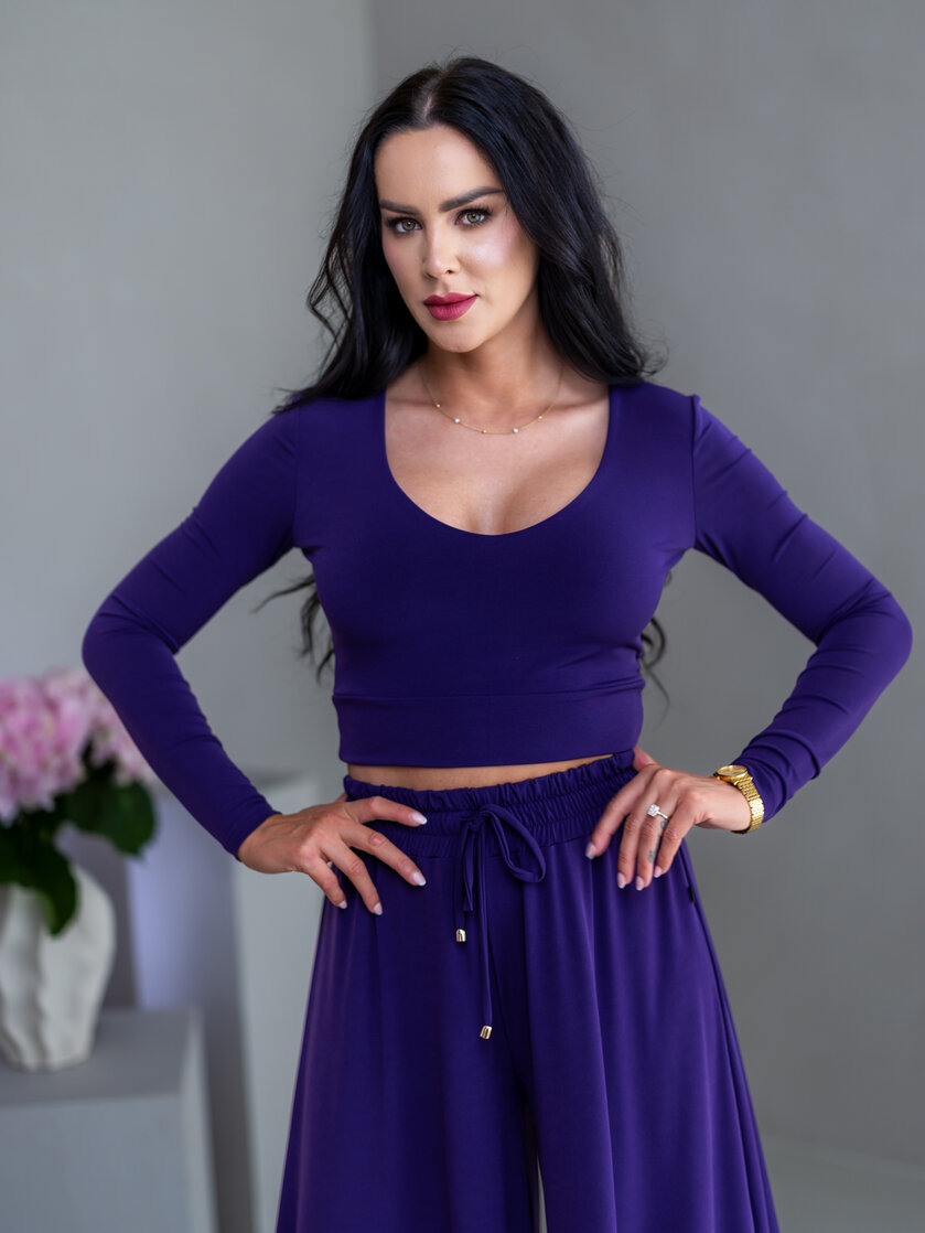 DVOJVRSTVOVÝ CROP TOP “THEA” - VEĽKÝ VÝSTRIH