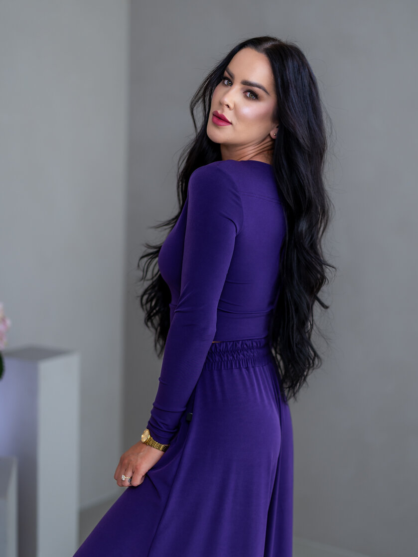 DVOJVRSTVOVÝ CROP TOP “THEA” - VEĽKÝ VÝSTRIH