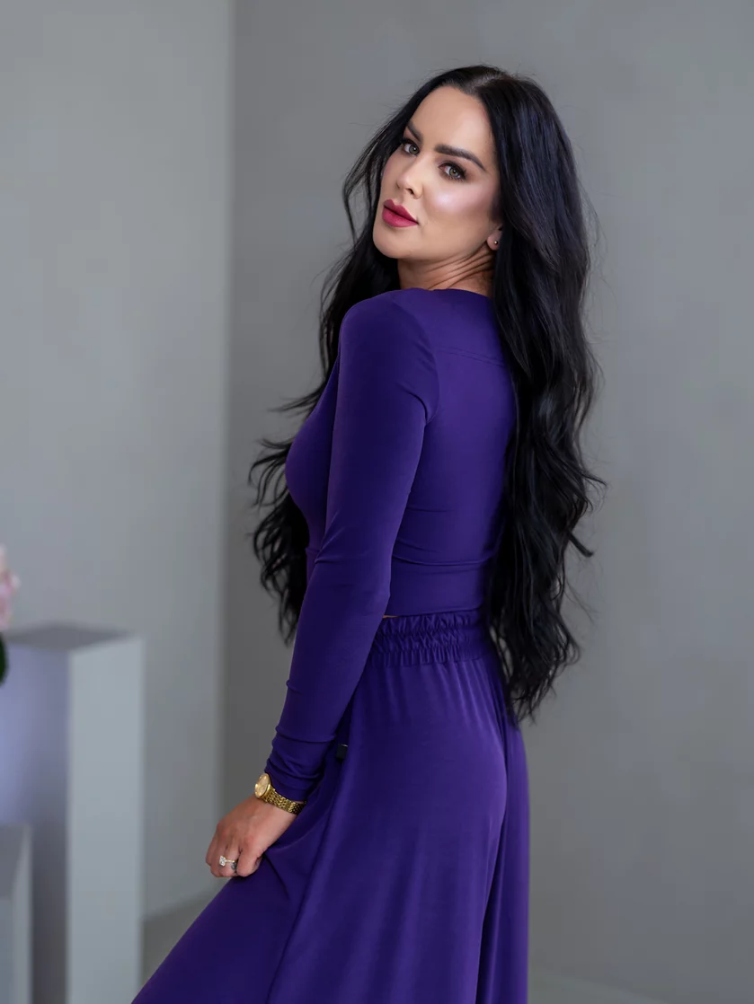 DVOJVRSTVOVÝ CROP TOP “THEA” - VEĽKÝ VÝSTRIH