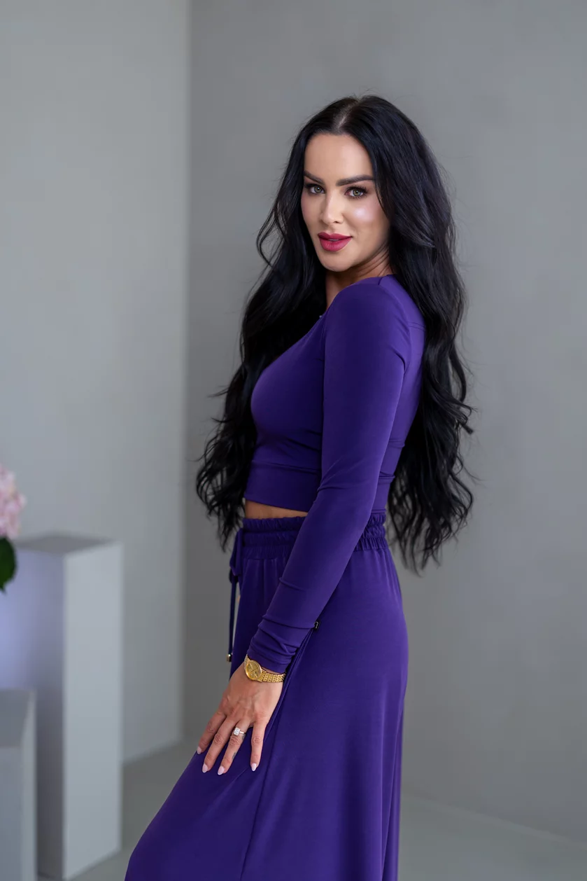 DVOJVRSTVOVÝ CROP TOP “THEA” - VEĽKÝ VÝSTRIH