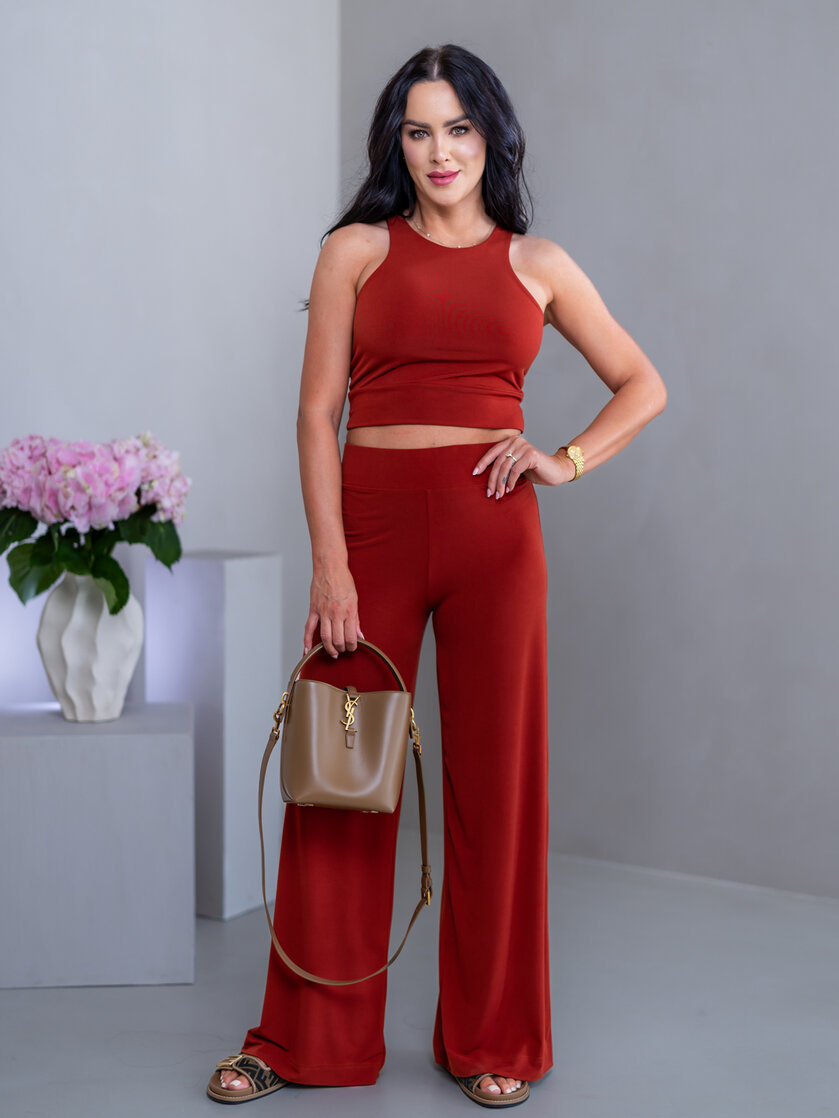 DVOJVRSTVOVÝ CROP TOP “THEA” - VYKROJENÉ TIELKO
