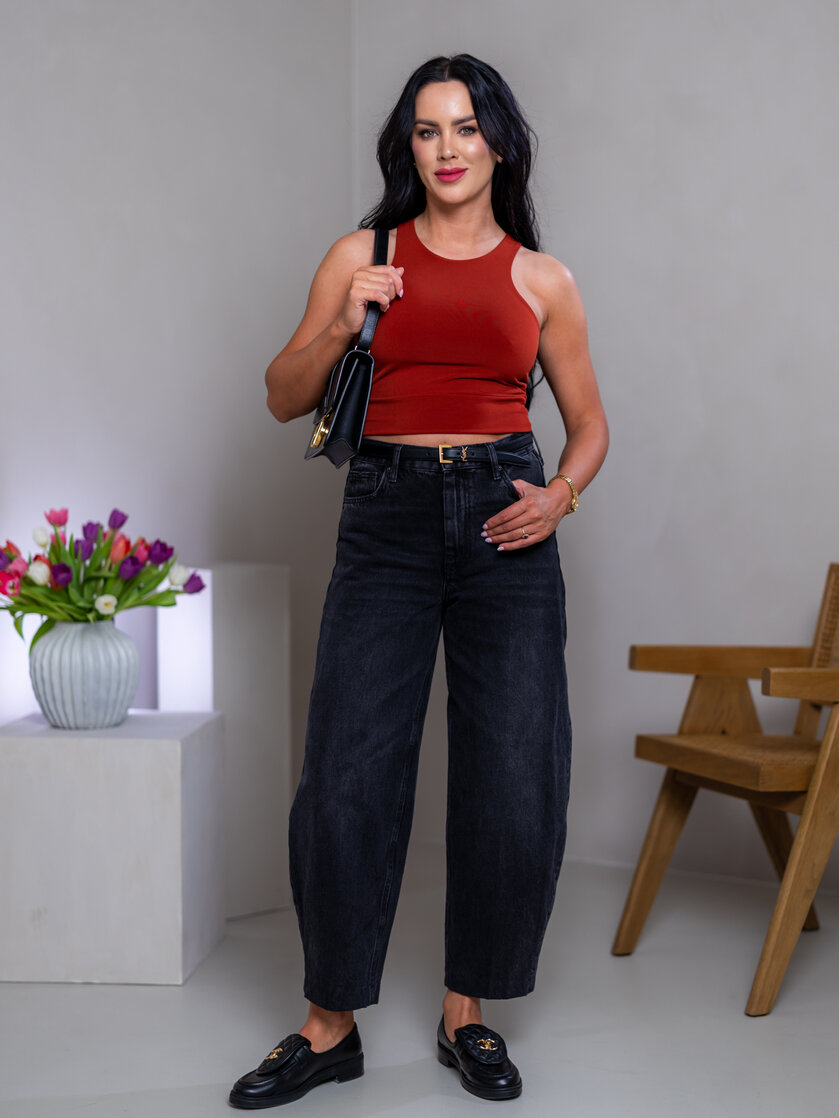 DVOJVRSTVOVÝ CROP TOP “THEA” - VYKROJENÉ TIELKO