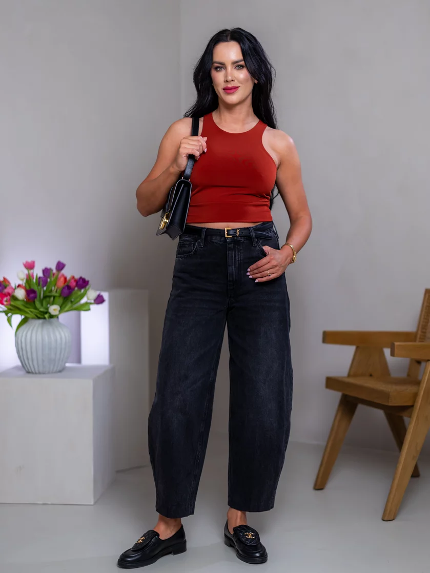 DVOJVRSTVOVÝ CROP TOP “THEA” - VYKROJENÉ TIELKO