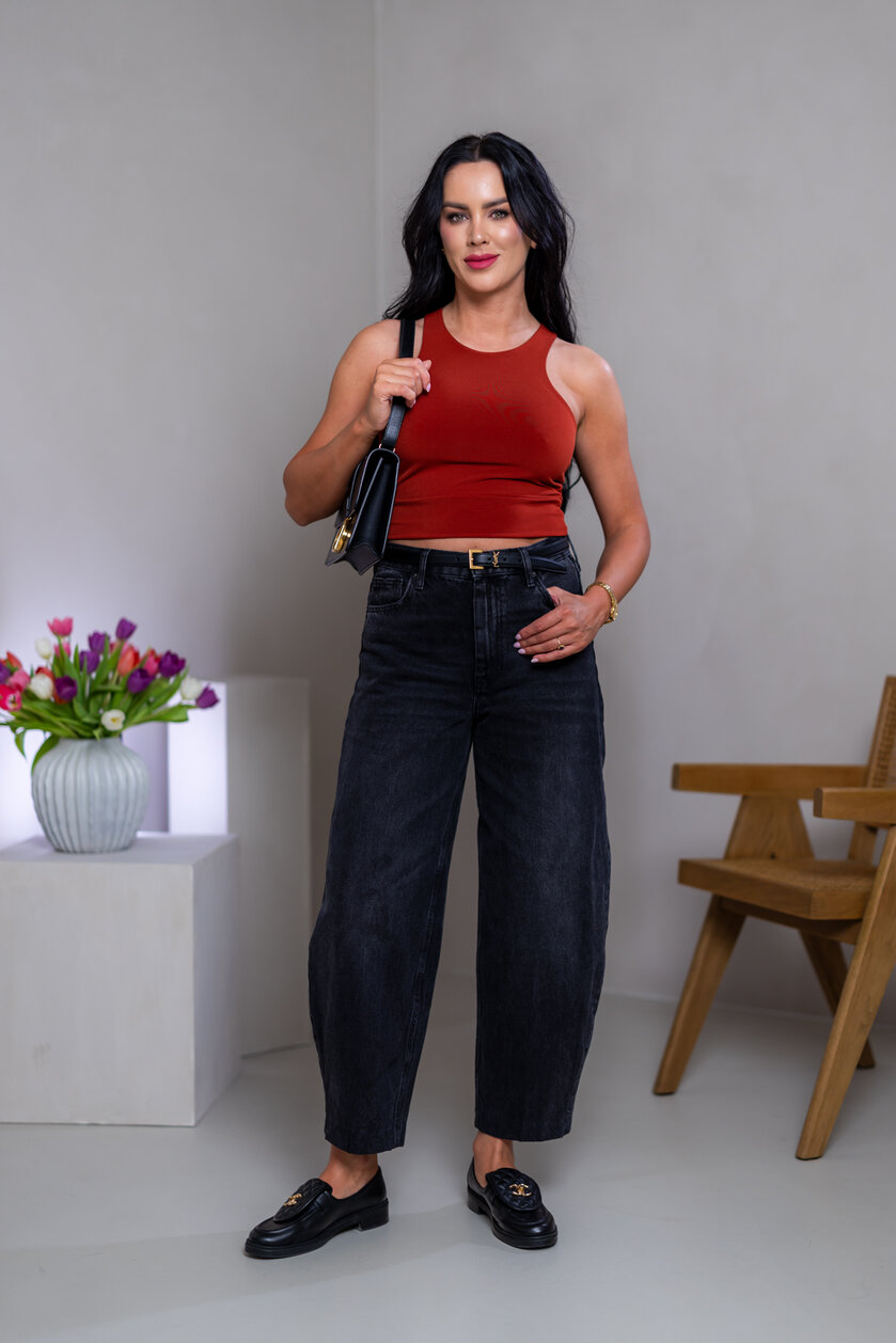 DVOJVRSTVOVÝ CROP TOP “THEA” - VYKROJENÉ TIELKO