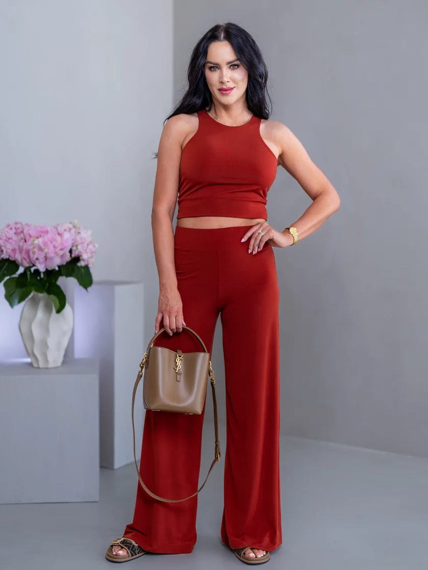 DVOJVRSTVOVÝ CROP TOP “THEA” - VYKROJENÉ TIELKO