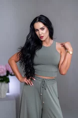 DVOJVRSTVOVÝ CROP TOP “THEA” - VYKROJENÉ TIELKO DVOJVRSTVOVÝ CROP TOP “THEA” - VYKROJENÉ TIELKO