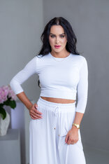 DVOJVRSTVOVÝ CROP TOP “THEA” - ZÁKLADNÝ VÝSTRIH