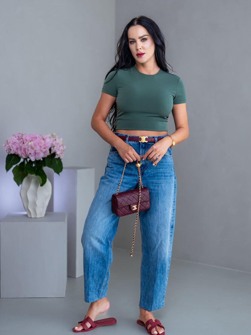 DVOJVRSTVOVÝ CROP TOP “THEA” - ZÁKLADNÝ VÝSTRIH