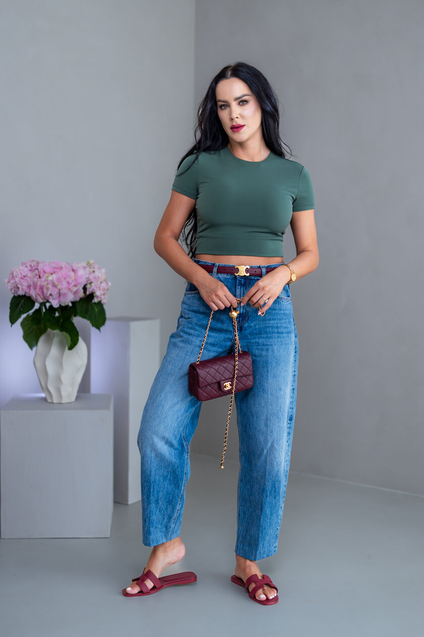 DVOJVRSTVOVÝ CROP TOP “THEA” - ZÁKLADNÝ VÝSTRIH
