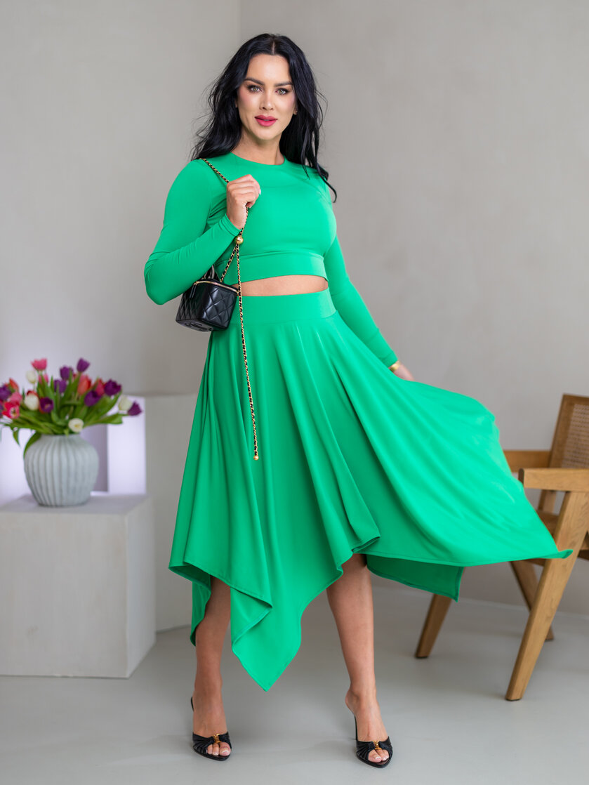 DVOJVRSTVOVÝ CROP TOP “THEA” - ZÁKLADNÝ VÝSTRIH