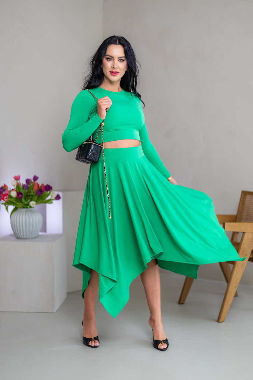 DVOJVRSTVOVÝ CROP TOP “THEA” - ZÁKLADNÝ VÝSTRIH