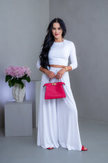 DVOJVRSTVOVÝ CROP TOP “THEA” - ZÁKLADNÝ VÝSTRIH