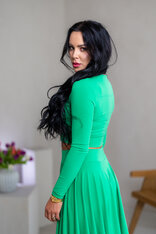 DVOJVRSTVOVÝ CROP TOP “THEA” - ZÁKLADNÝ VÝSTRIH