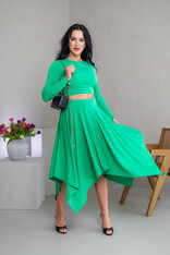 DVOJVRSTVOVÝ CROP TOP “THEA” - ZÁKLADNÝ VÝSTRIH