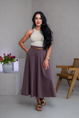 EXTRA MIDI SUKŇA “BELLA” S VRECKAMI