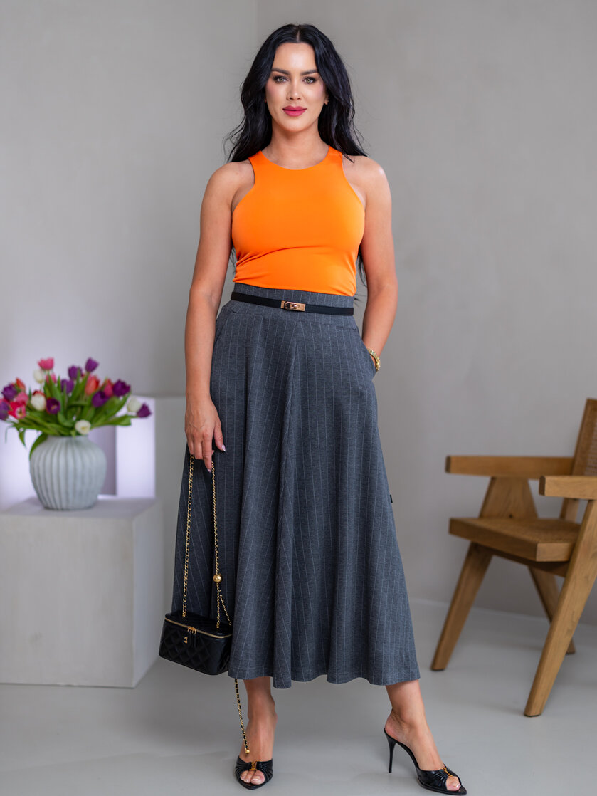 EXTRA MIDI SUKŇA “BELLA” S VRECKAMI