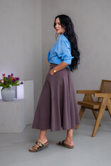 EXTRA MIDI SUKŇA “BELLA” S VRECKAMI