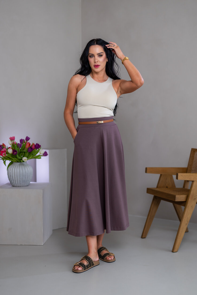 EXTRA MIDI SUKŇA “BELLA” S VRECKAMI