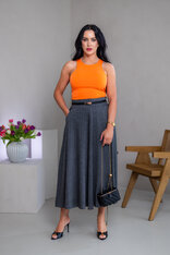 EXTRA MIDI SUKŇA “BELLA” S VRECKAMI