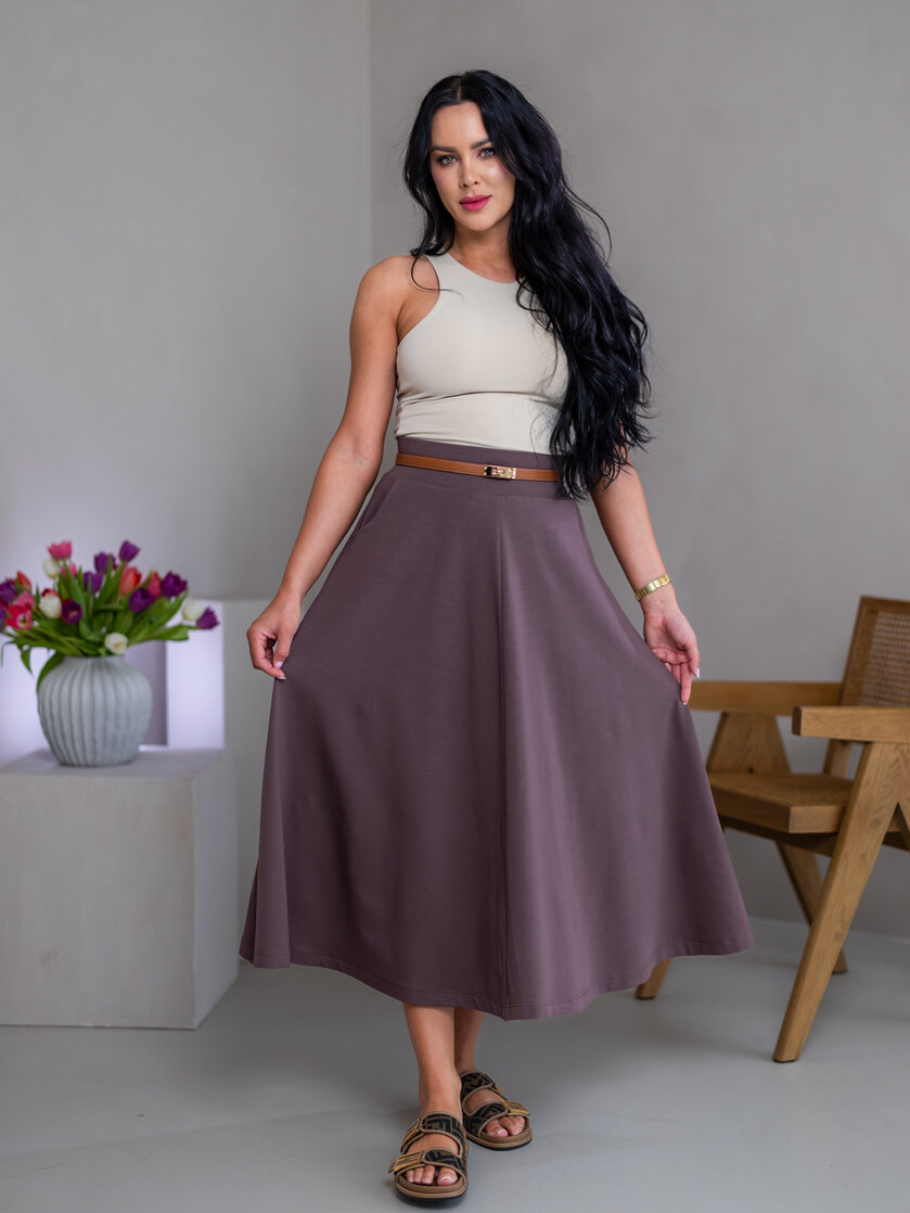 EXTRA MIDI SUKŇA “BELLA” S VRECKAMI