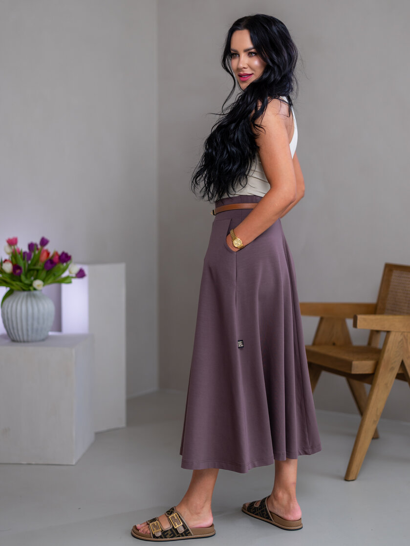 EXTRA MIDI SUKŇA “BELLA” S VRECKAMI