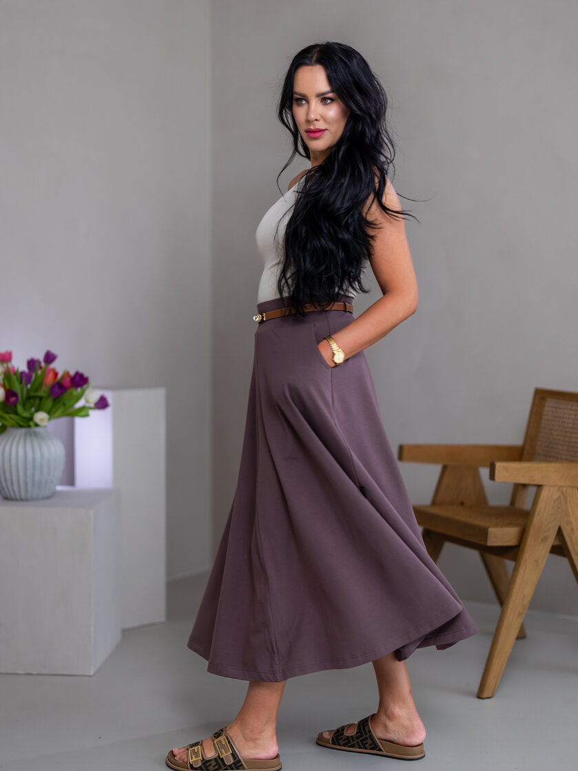 EXTRA MIDI SUKŇA “BELLA” S VRECKAMI