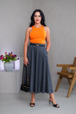 EXTRA MIDI SUKŇA “BELLA” S VRECKAMI