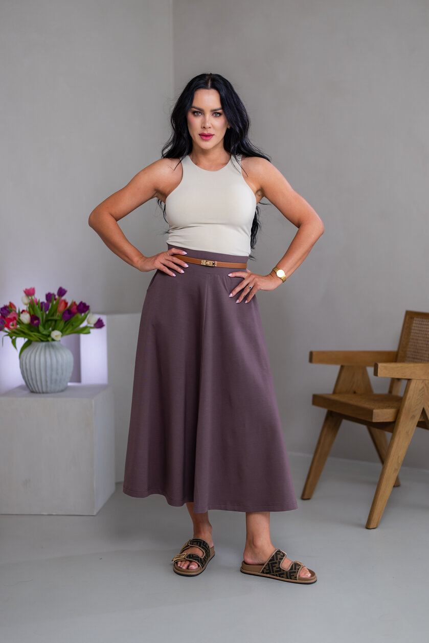 EXTRA MIDI SUKŇA “BELLA” S VRECKAMI