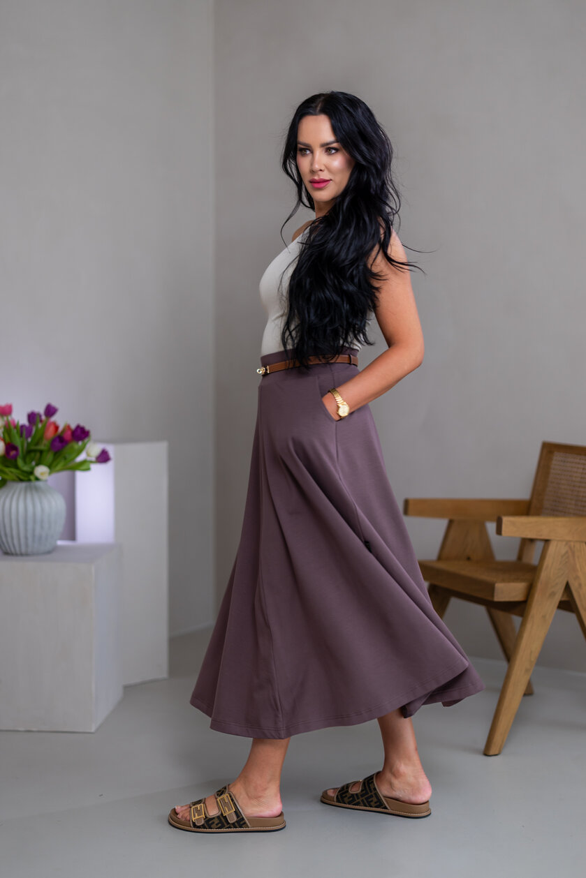 EXTRA MIDI SUKŇA “BELLA” S VRECKAMI