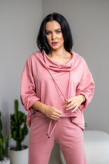 EXTREM OVERSIZE MIKINA “VIVIENE” S KAPUCŇOU