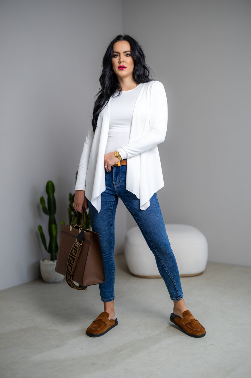 JEDNODUCHÝ KARDIGAN “LYDIA”