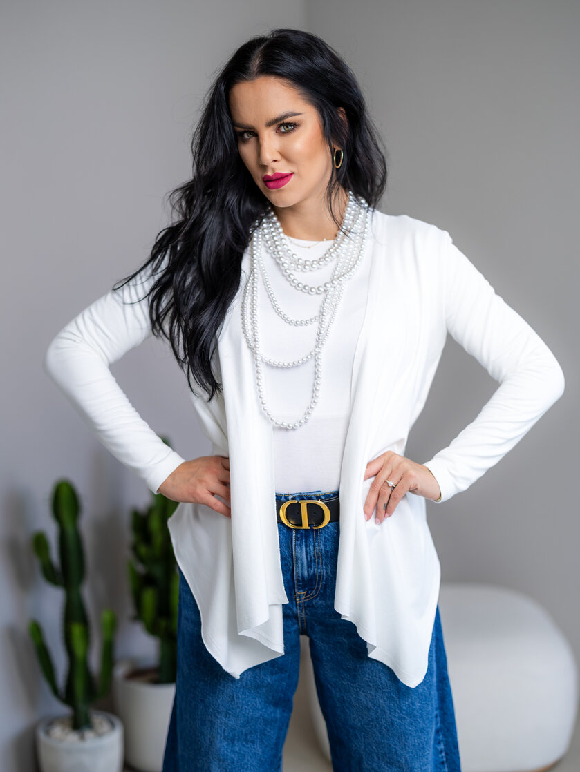 JEDNODUCHÝ KARDIGAN “LYDIA”