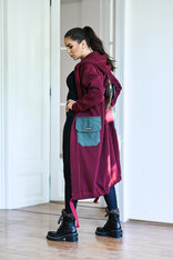 KARDIGAN BORDEAUX & KHAKI / 2 DĹŽKY NA VÝBER !