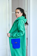 KARDIGAN GREEN & COBALT BLUE / 2 DĹŽKY NA VÝBER !