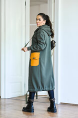 KARDIGAN KHAKI & OCHER / 2 DĹŽKY NA VÝBER !