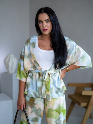 KIMONO “ALORA” - KRÁTKE - KRÁTKE RUKÁVY