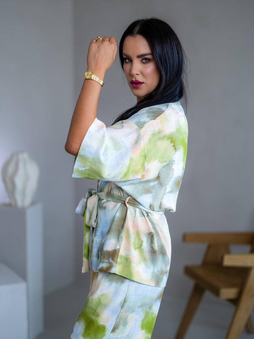 KIMONO “ALORA” - KRÁTKE - KRÁTKE RUKÁVY