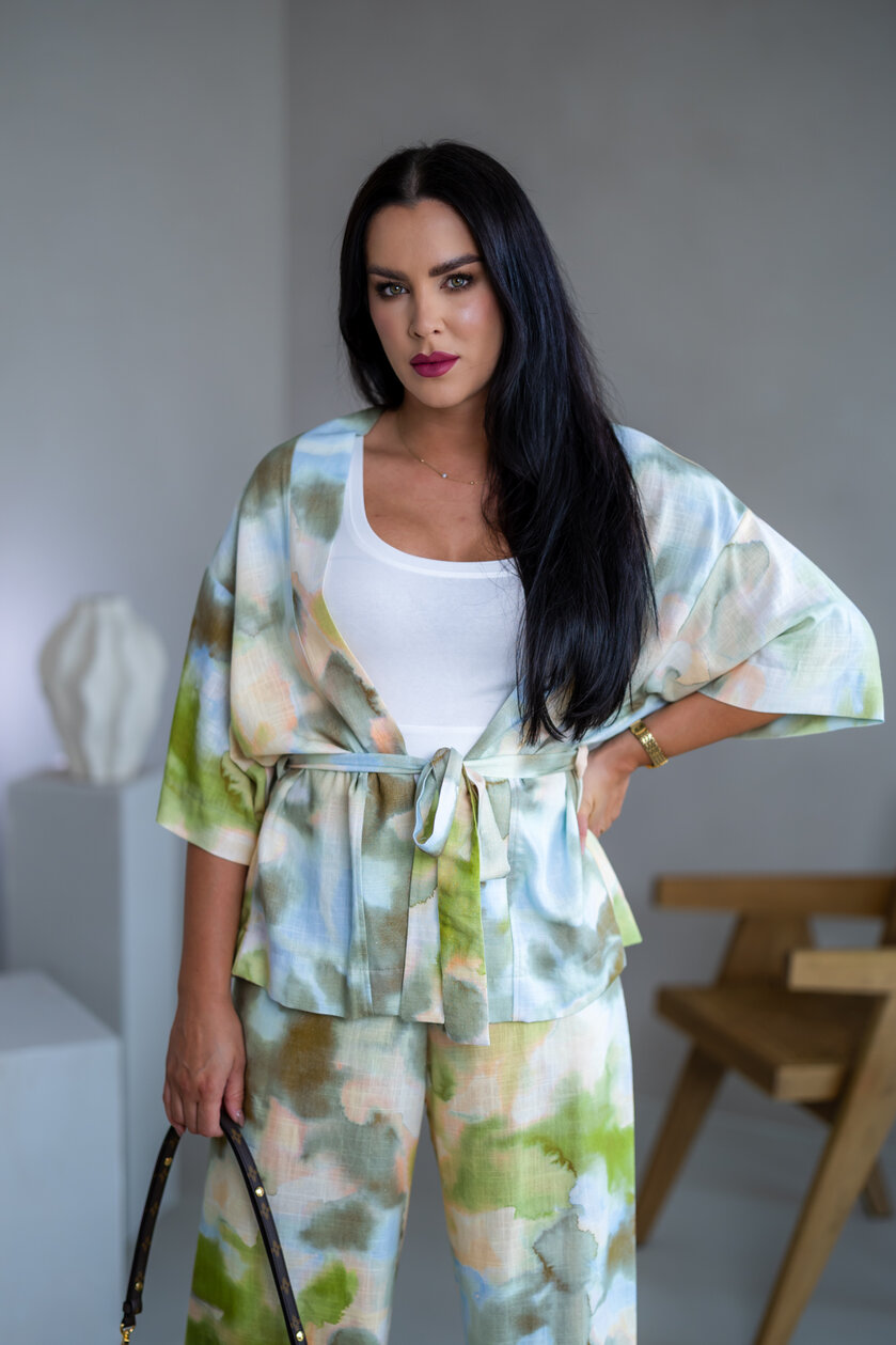 KIMONO “ALORA” - KRÁTKE - KRÁTKE RUKÁVY