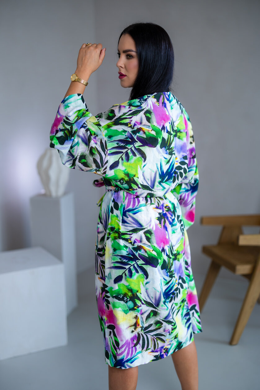 KIMONO “ALORA” - MAXI DĹŽKA - DLHÉ RUKÁVY