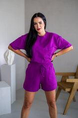 KRAŤASY “MARGARET” - BAVLNENÁ TEPLÁKOVINA