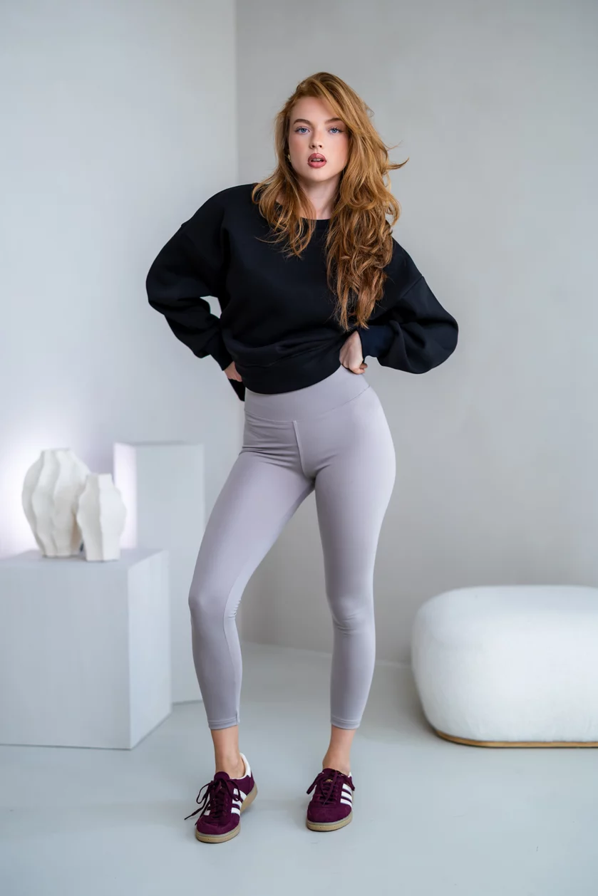 LEGÍNY “LORNA” - 7/8OVÉ - 10 CM GUMA V PÁSE