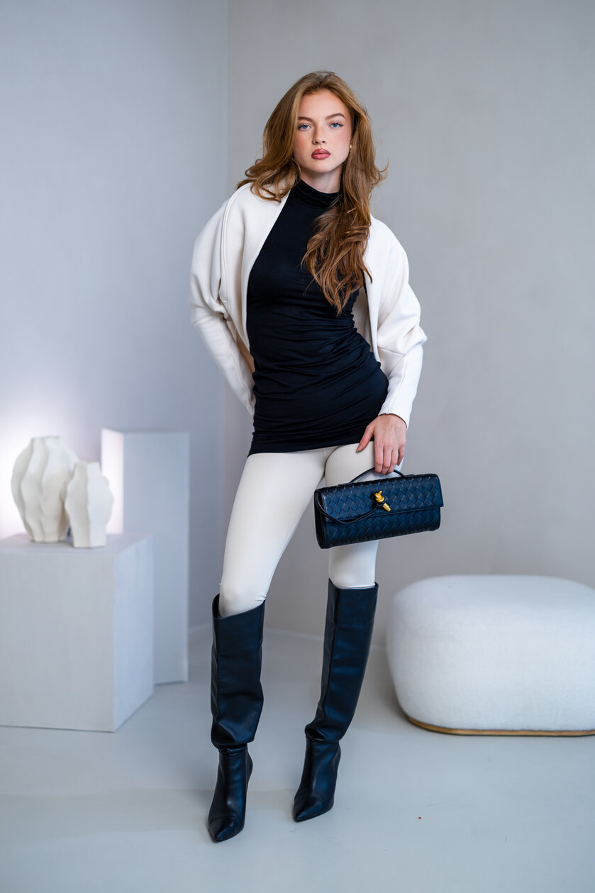 LEGÍNY “LORNA” - DLHÉ - 7 CM GUMA V PÁSE