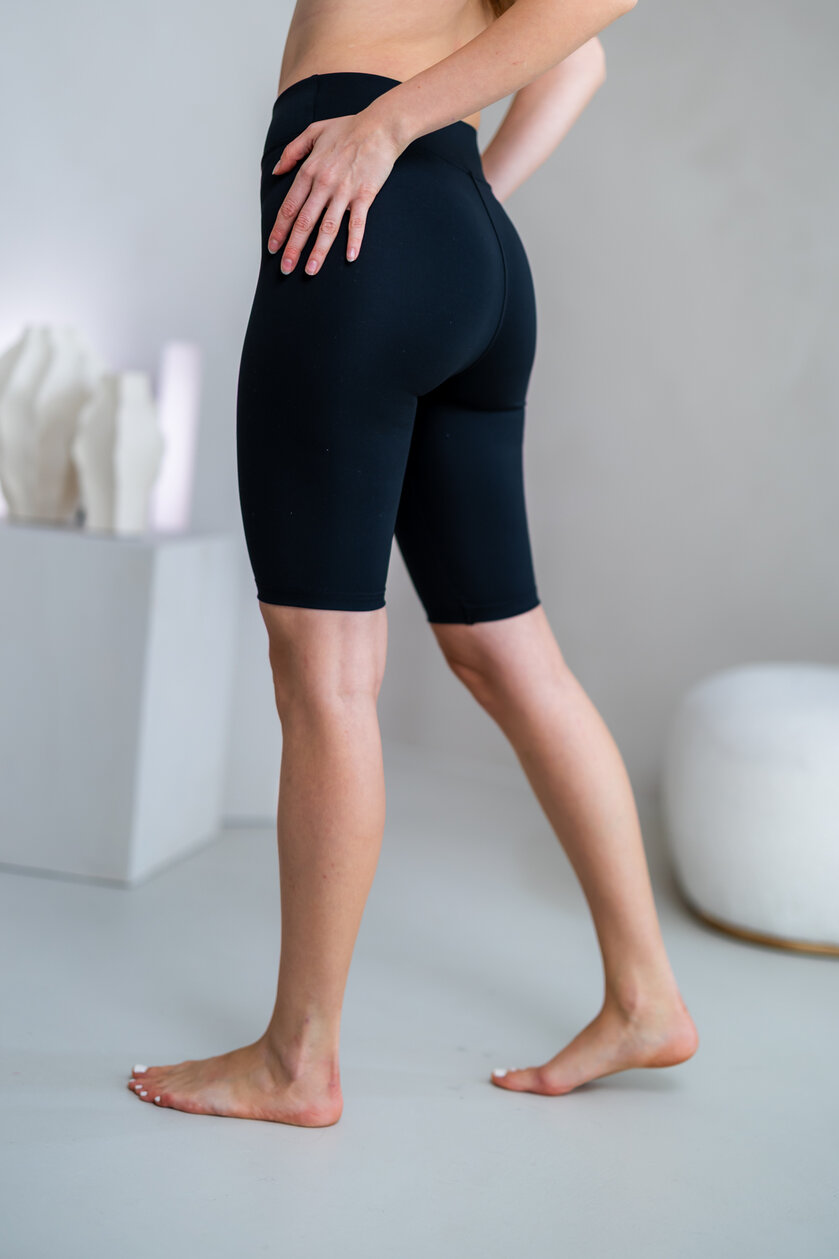 LEGÍNY “LORNA” - KRÁTKE - 7 CM GUMA V PÁSE