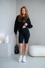 LEGÍNY “LORNA” - KRÁTKE - 7 CM GUMA V PÁSE