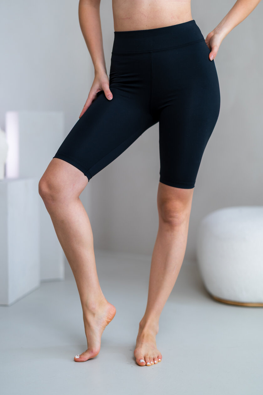 LEGÍNY “LORNA” - KRÁTKE - 7 CM GUMA V PÁSE