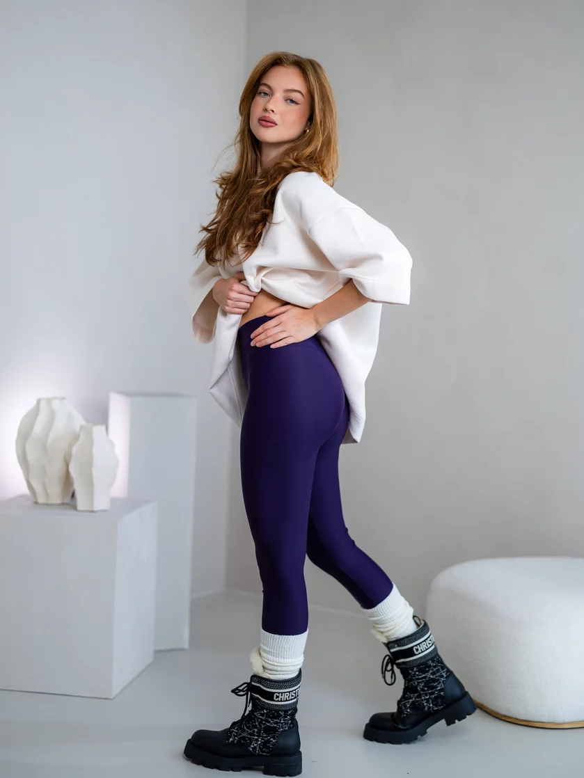 LEGÍNY “ROBYN” - 7/8OVÉ - 10 CM GUMA V PÁSE